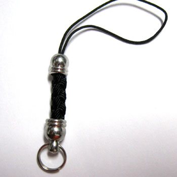 金屬雕刻專用黑麻繩手機吊飾配件(非金屬商品加價20元)